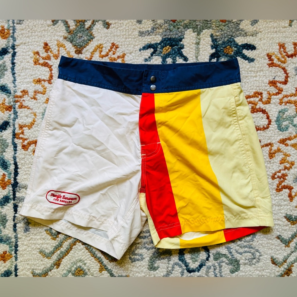 Pacsun Colorful Swim Shorts size 28